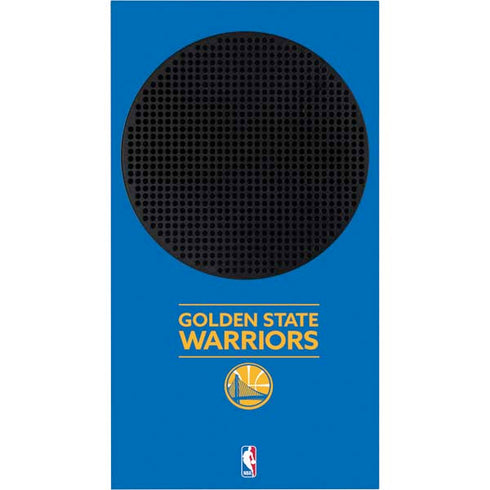NBA Golden State Warriors Standard - Blue Xbox Series S Console Skin